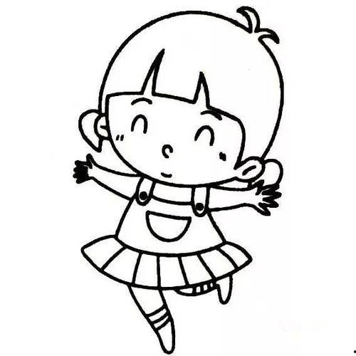 吃瓜娃娃夸张简笔画,趣味横生的视觉盛宴