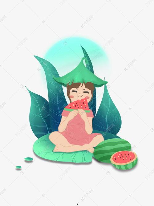 吃瓜乘凉的视频